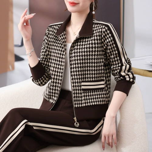 Спортивный комплект, осенняя модная толстовка для матери, осенний, для бега