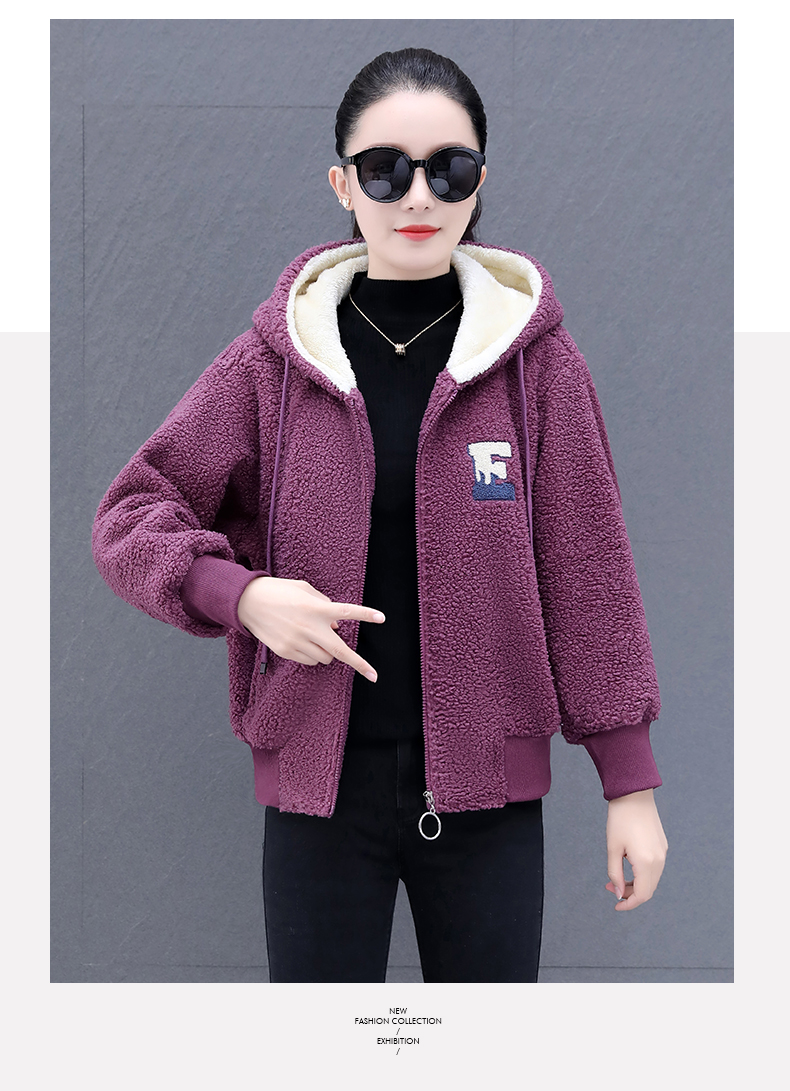 F1299 1350K ÁO KHOÁC NỮ WUHTDNG ÁO KHOÁC BÔNG MŨ LIỀN MÙA XUÂN THU ĐÔNG PHONG CÁCH HÀN QUỐC THỜI TRANG NỮ VẢI BÔNG G04 SẢN PHẨM MỚI