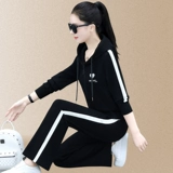 Модный спортивный костюм, брендовая толстовка с капюшоном, осенний комплект для отдыха, для бега