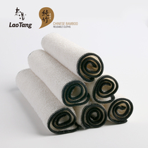 Old soup factory bamboo fiber dishwashing is not easy to dip oil and thick absorbent kitchen scrub cloth wipe fine dish towel