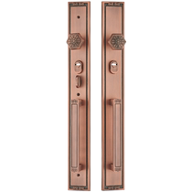 Greenland Double Brass Door Lock Villa Opposite Door Lock New Chinese Style Entry Large Anti-theft Door Lock