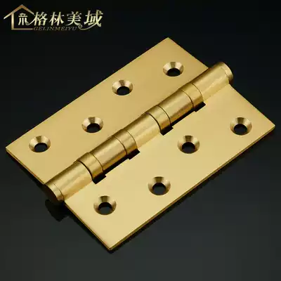 Green Meiyu all-copper bearing silent hinge hinge pure copper hinge 4 inch 1 piece price
