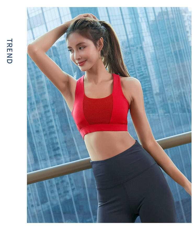 Yoga bra nữ chống sốc tập hợp Phòng tập thể dục chuyên nghiệp chạy đào tạo đồ lót thể thao gợi cảm với miếng đệm ngực miniband tập mông