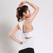 Mùa hè quần áo yoga mới của phụ nữ thời trang lỏng lẻo và thoải mái thoáng khí gợi cảm thể thao ngoài trời chạy vest