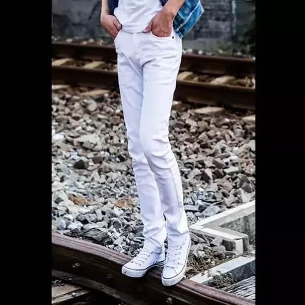 Quần jeans nam dáng lửng, quần lửng 9 điểm sáng Quần nam phiên bản Hàn Quốc của xu hướng quần lửng mùa hè quần short jean nam