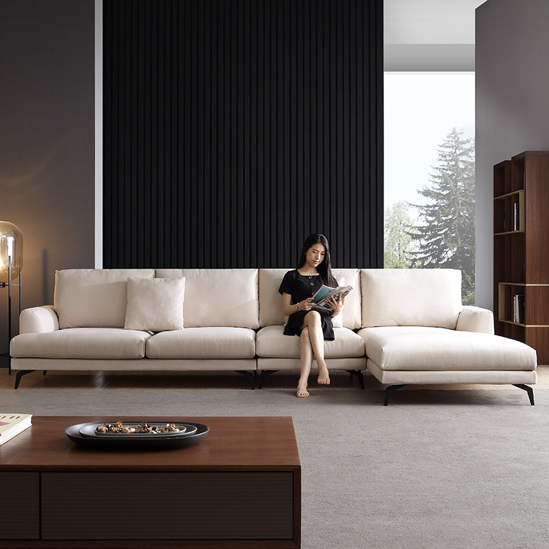 Nordic Sofa Minimalist Modern Living Room Nanotech Booby Style Extremely Minimalist type Latex Your Princess Fabric Sofa