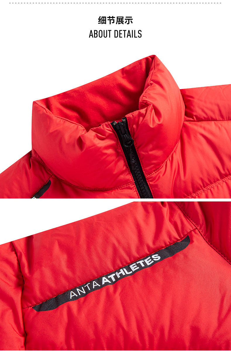 [Trung tâm mua sắm] Anta down jacket nam 2018 mùa đông mới thể thao áo khoác cotton ấm áp 15847941 áo phao trần trám