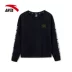 Anta áo len nữ 2019 mới chính thức đích thực cổ tròn áo thun dài tay áo thời trang thể dục thể thao - Thể thao lông cừu / jumper Thể thao lông cừu / jumper