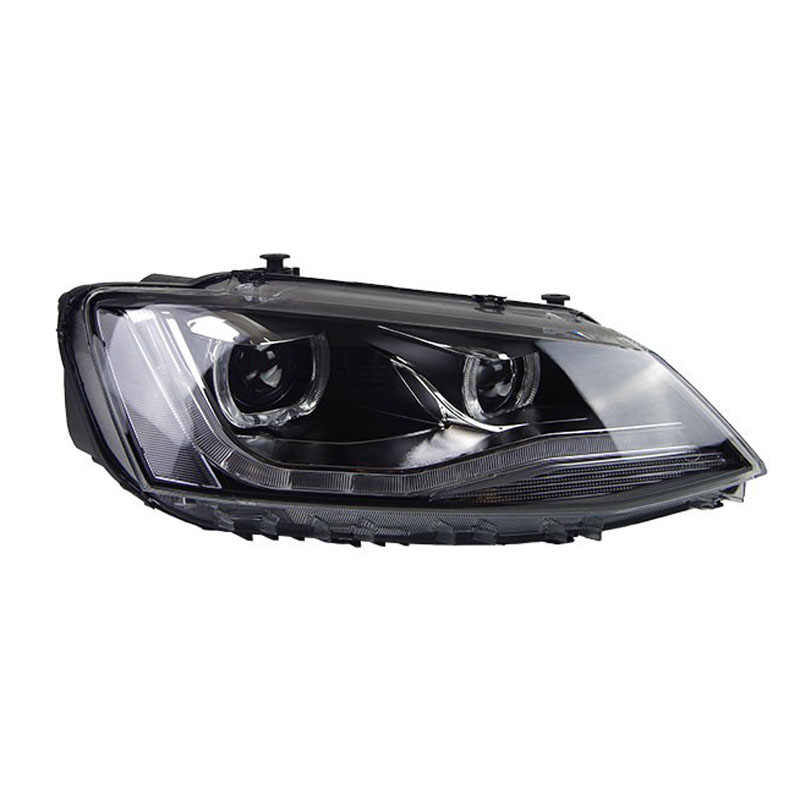 Headlights For Volkswagen Jetta/MK6 20122015 With Angel Eyes and LED DRL