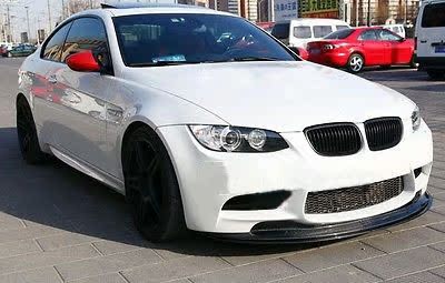 Auto 1pc For Bmw E90 E92 E93 M3 Gts Style Carbon Fiber Front Lip