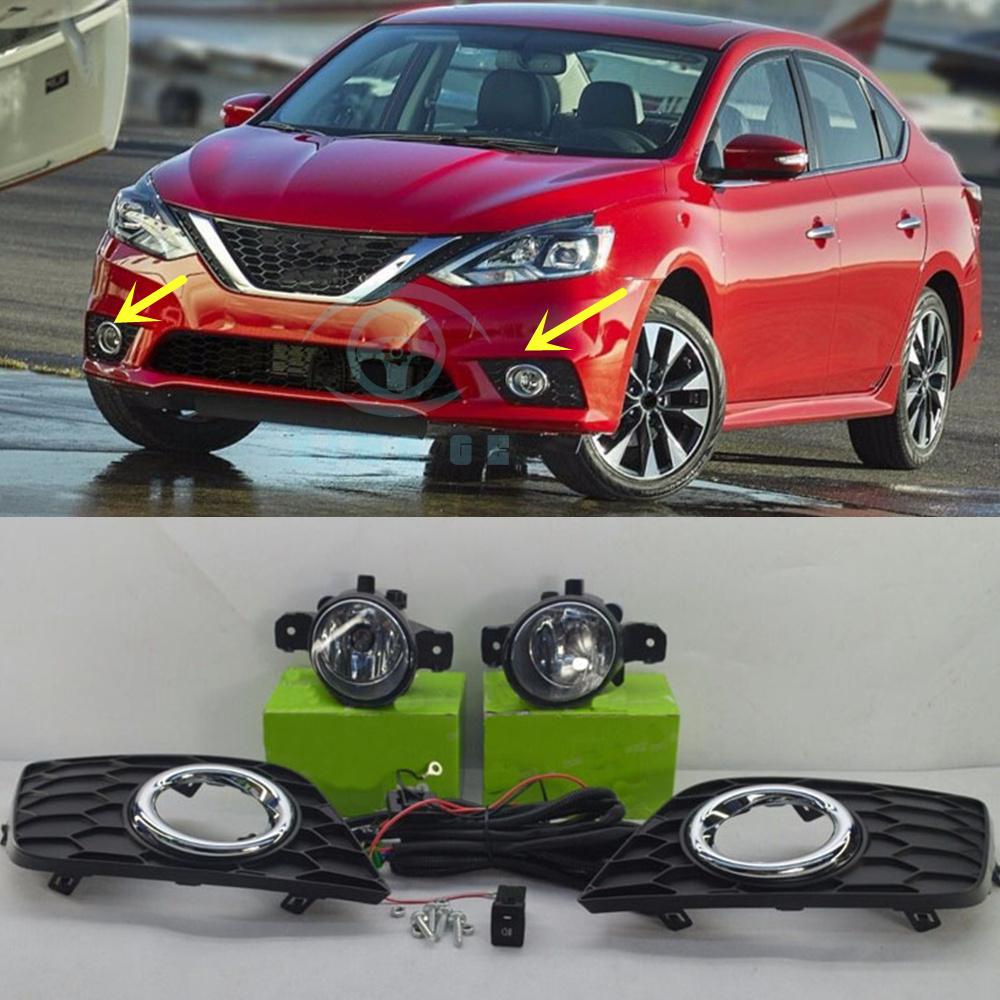 1 Set New Fog Lamp Light Kit For Nissan Sentra Sylphy 2016