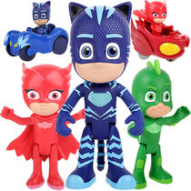 Audi Double Diamond masked pajamas little hero toy cat Boy full set cat car Eagle Xiang machine flying Wall man motor vehicle