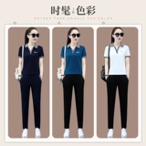 Модный спортивный костюм, тонкий хлопковый комплект для отдыха, короткий рукав, городской стиль, свободный крой, для бега