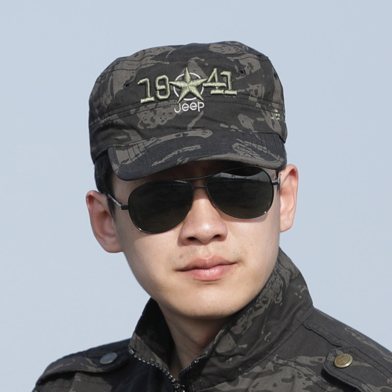 Outdoor Pure Cotton Black Eagle Hat Special Soldier For Training Hat Men And Women Military Fans Tactical Cap Tooling Cap Duck Tongue Camouflated Sun Hat