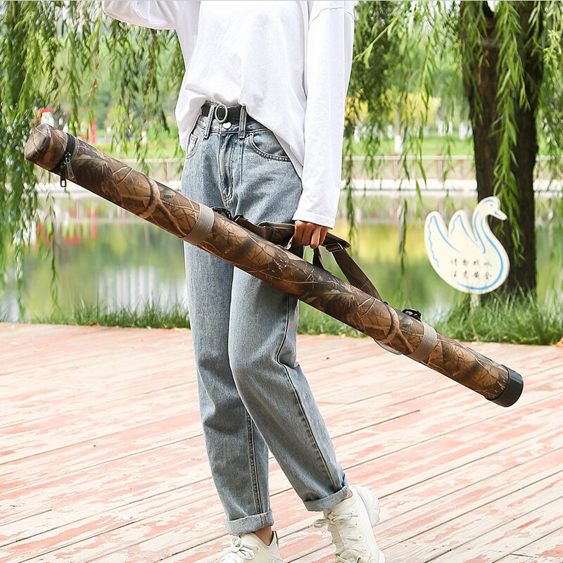 1 25 m 1 35 m 1 45 m upscale hard shell multifunction light table fishing luja fishing rod bag cylinder fishing gear bag