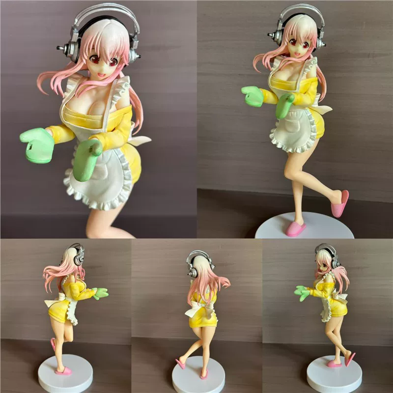 Фигурка Guangu Super Sonico ручной работы, двухмерная сценка, варианты окраса (12,5×7×14,5 см)