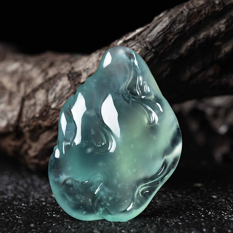 Preferred Allison Jade Private Custom Natural A Cargo Jade Wool Material with Zen Enlightenment Design Reference Price