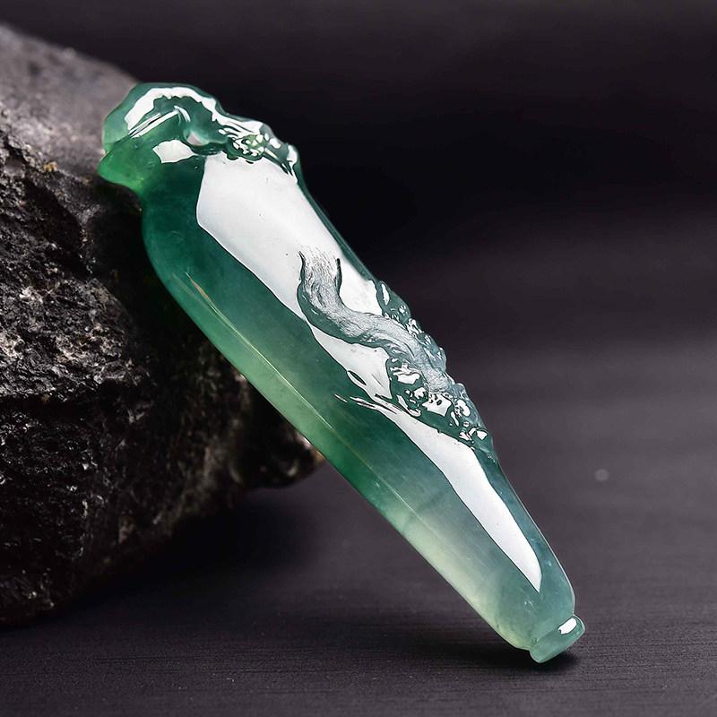 Best Jiajia jade private custom natural A goods jadeite wool raw stone vase design reference famous teachers