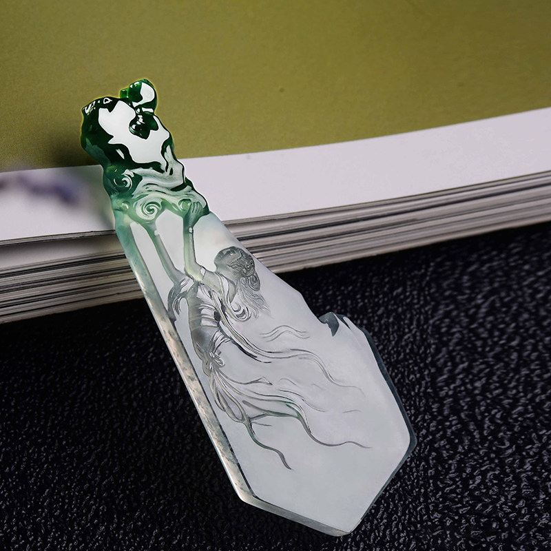 Jia Jia Emerald Private Booking Natural A Goods Emerald Wow Wool women Nu Tonic Day Design Reference Master's work price