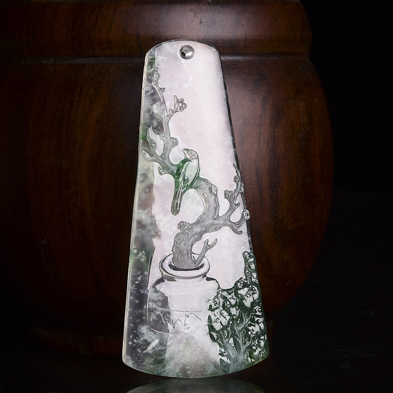 Jia Jia Emerald Private Custom Natural A Goods Emerald Fur Material Happy Upper Brow Design Reference Studio