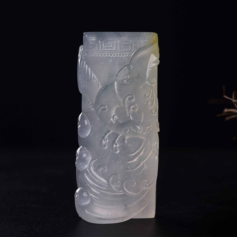 Jiajia Jade private custom-made natural A-quality jadeite wool raw stone antique brand design reference studio