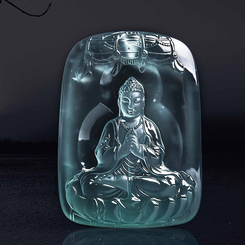 Jia Jia Jade Private Customized Natural A-freight Emerald Material Amita Design Reference Studio