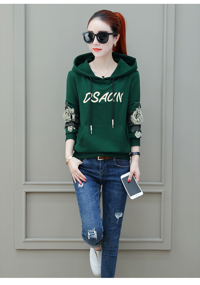 Sweatshirt femme en Coton - Ref 3217701 Image 24