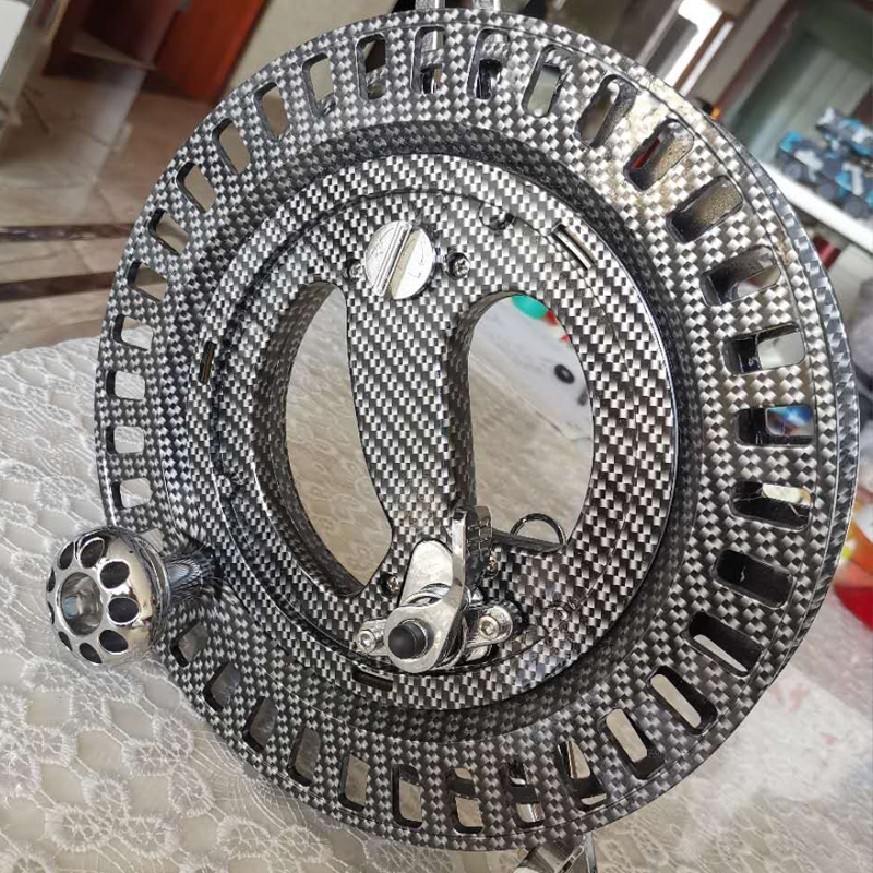 ten thousand and hand held stainless steel wheel alloy wheel waist de-holding baby bag anti-turn universal wheel with luminous counterweight