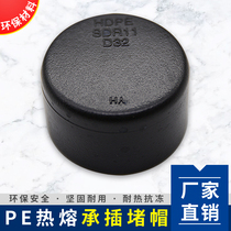 pe plug cap hot-melt pipe fittings inner wire outer wire straight-through elbow tee pipe water pipe fittings 4 points 6 points 1 inch connector