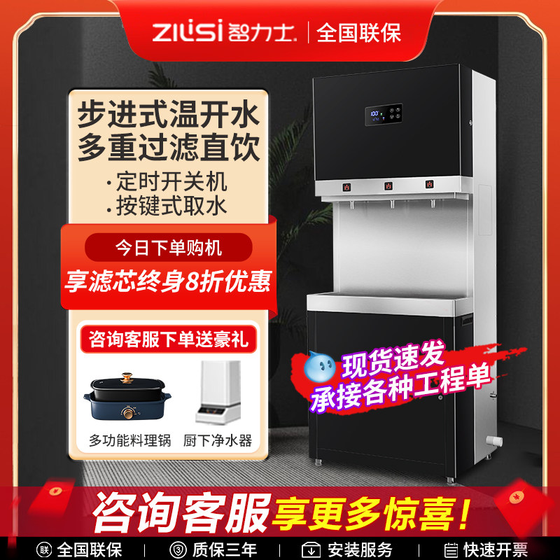 Commercial cabinet filter straight drinking machine stainless steel cleaning machine factory cafeteria stepper water purifier