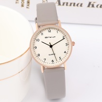 Mori Womens Watch hipster wild cute Junior High School High School girls students Korean version of simple thin belt compact temperament