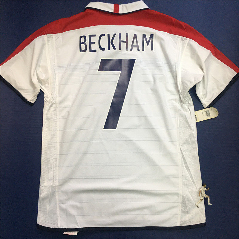 England 2004 6 home side wearing Baker Han Owen Short sleeves 735630 Long sleeves 734030 L XL