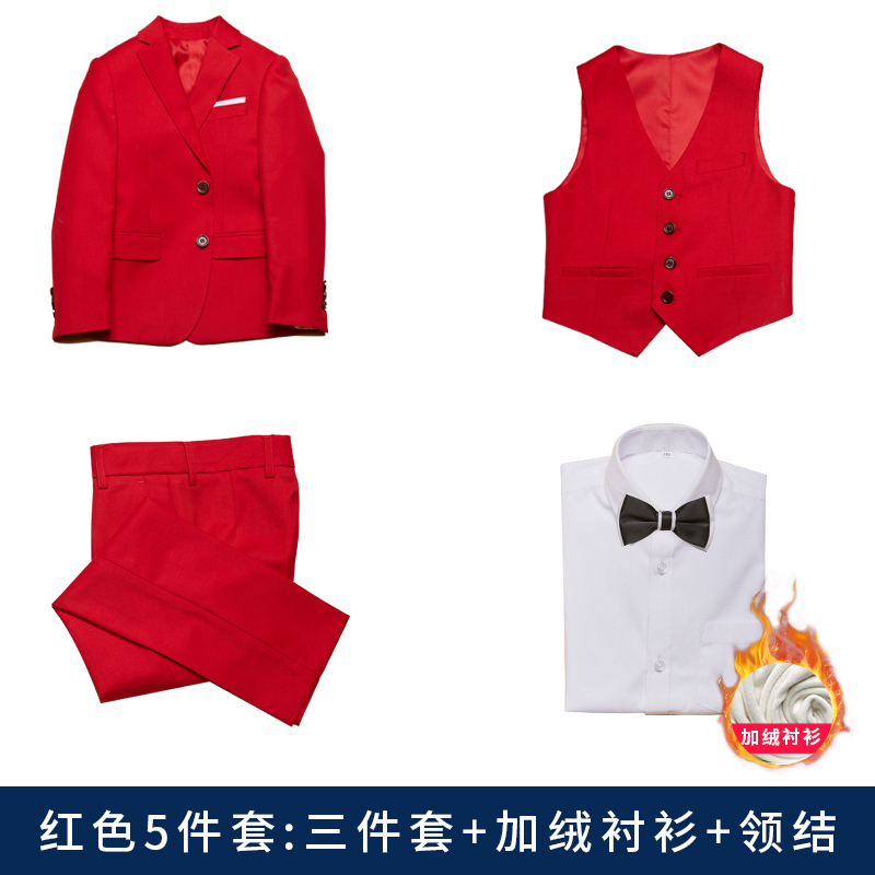 trẻ em cao cấp Tuxedo cậu bé phù hợp với bộ đồ phù hợp với childrens hoa cậu bé chiếc váy phù hợp với cậu bé 7 mảnh thiết lập phiên bản Hàn Quốc.