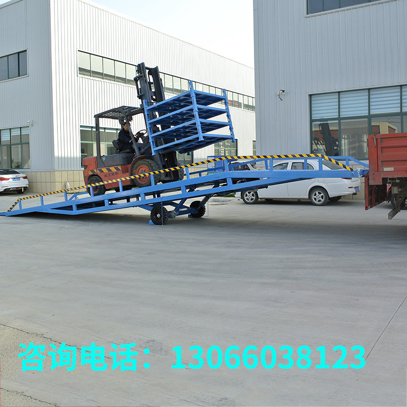 Mobile lifting den axle warehousing logistics platform Bridging Container Unloading Platform Pile High Machine Bridge Den High