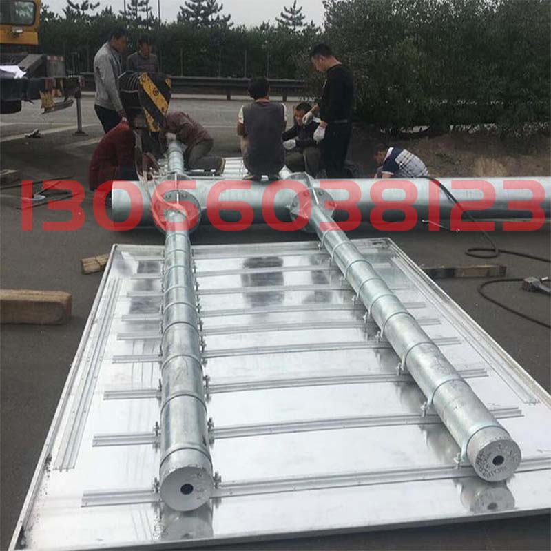 Single Upright Pole Single Double Cantilever F Pole Three Cantilever Mark Rod Road Signs High Speed Inducement Card Traffic Sign Board