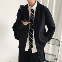 2020 new small blazer mens autumn and winter plus size leisure harbor wind ins suit Korean version of trend shirt single piece