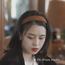 Mong Kok Carmen Retro port Wind Fat Hair Stirrup with super-fairy broadside press hair Advanced sensation temperament 100 lap head stirrup