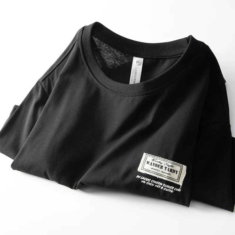 Classic white spring base body-friendly T-shirt