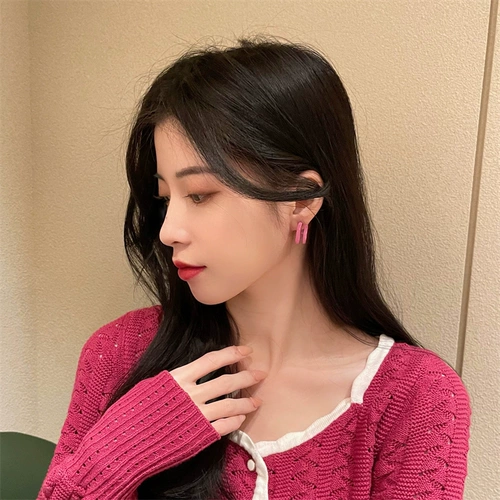 Брендовые модные ретро серьги, серебро 925 пробы