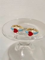 Синие серьги