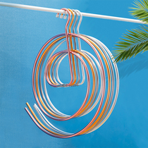 Drying quilt artifact cooler Balcony quilt sheet Spiral round shelf Rotating drying quilt cover sheet drying rack