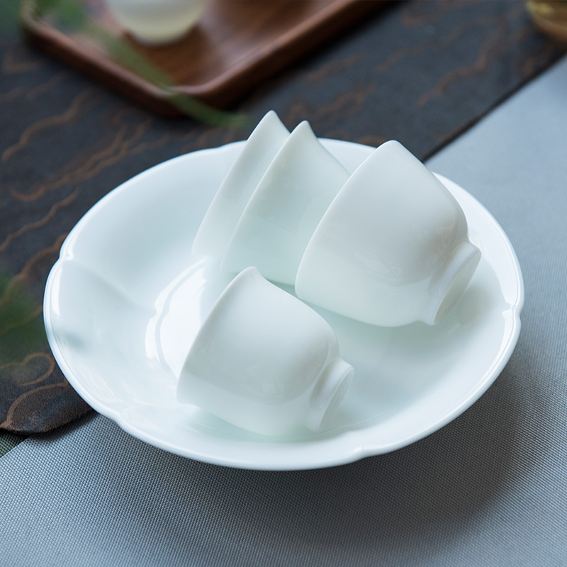 Good thing JingLanPin cup sample tea cup white porcelain of jingdezhen tea service master cup single cup small cups cups gift mugs
