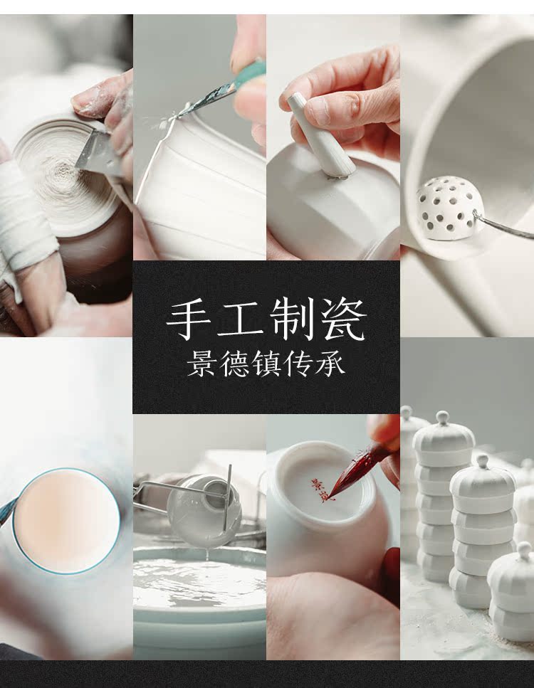 Good content of jingdezhen ceramic crack travel suit portable a pot of two cups of kung fu tea set is suing portable tea cup