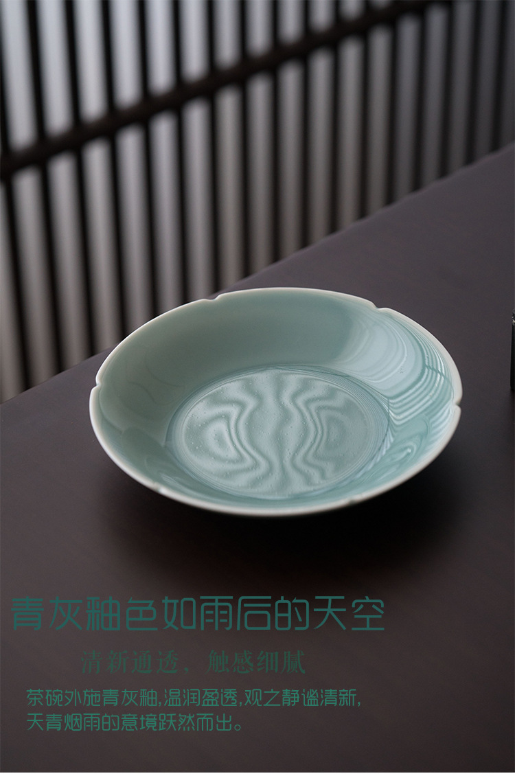 JingLan jingdezhen day its a ceramic glaze pot of bearing dry mercifully tureen doesn water mat kung fu tea accessories