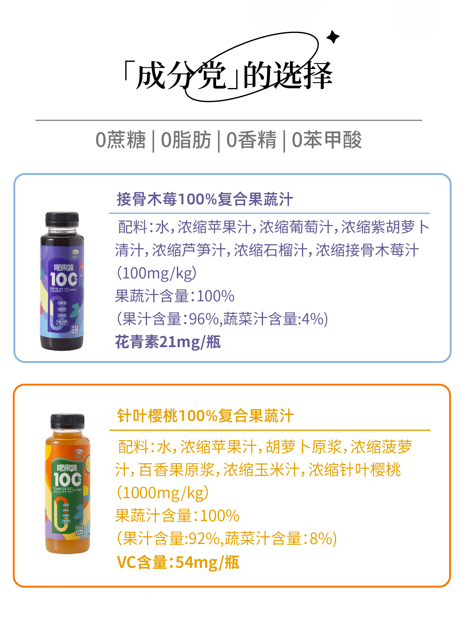 牵手水果蔬菜汁饮品300ml*8