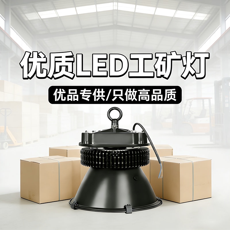 Led Fin Industrial and Mining Lamp, Ultra-Bright Industrial Lighting for Factories, Workshops, Warehouses, Special Lighting Chandelier, Ceiling High-Bay Light