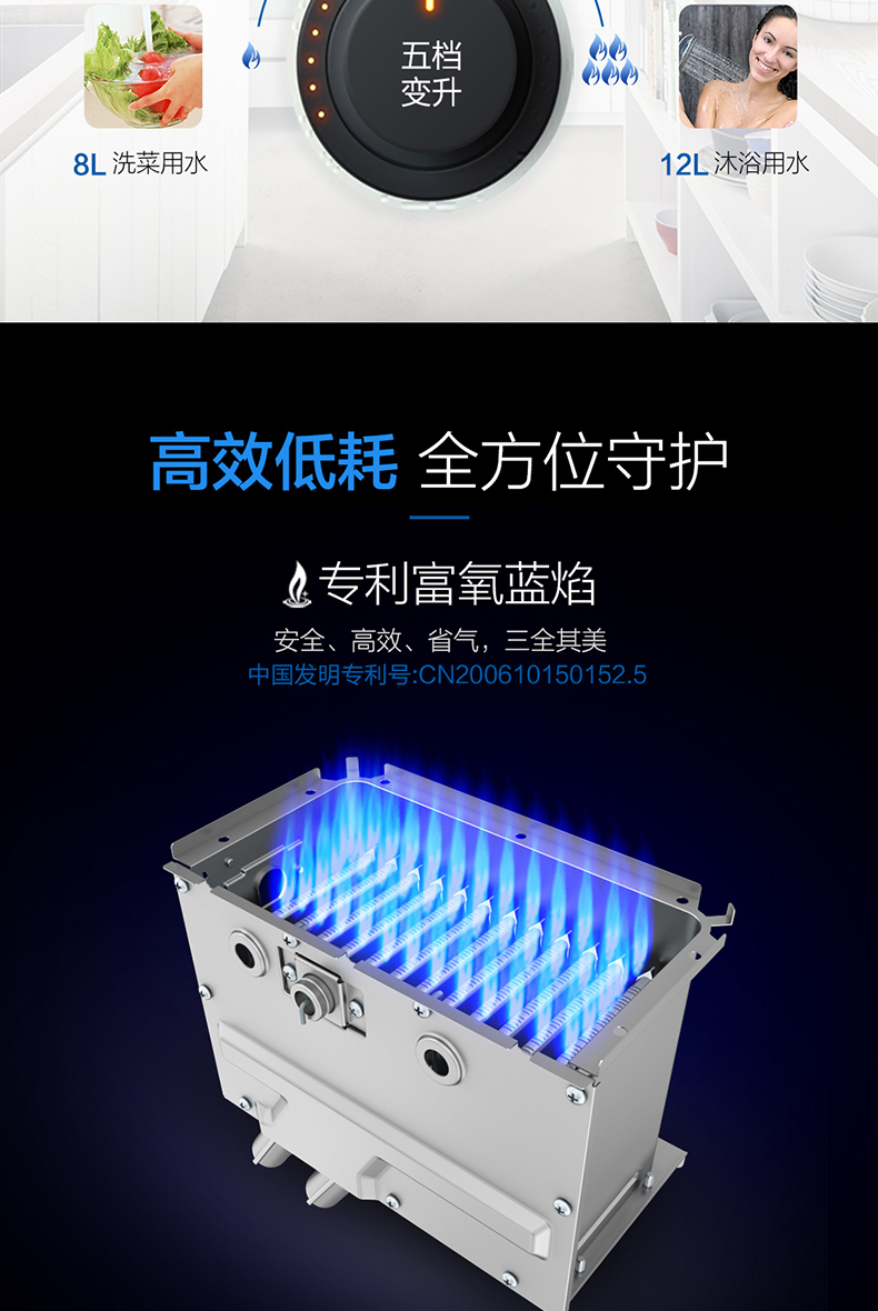 máy nước nóng panasonic Máy nước nóng khí Haier Haier JSQ24-12TC2 (12T) (Ngọc trai) tiết kiệm năng lượng ở nhiệt độ không đổi máy nước nóng kangaroo