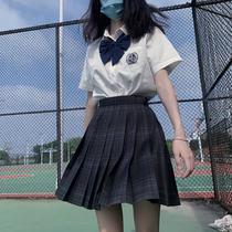 Carbon gray JK uniform dress skirt in the original brand pleated skirt academic style Japanese school uniform student skirt women