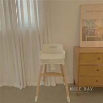 Korea ins baby dining chair baby multifunctional seat portable home solid wood children eating chair