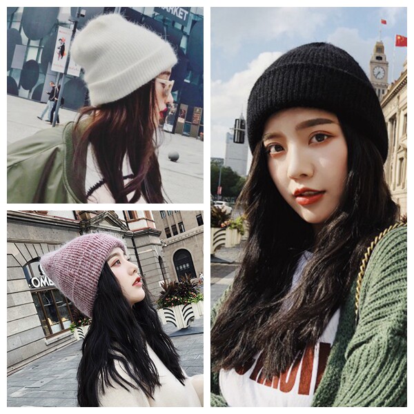 Net red Korean version of Mao Line hat children 100 lap days tutu wool warm wool warm knitted hat autumn and winter